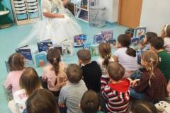 Zimowe spotkanie przedszkolaków z Panią Bibliotekarką oddziały III, IV, V, VI